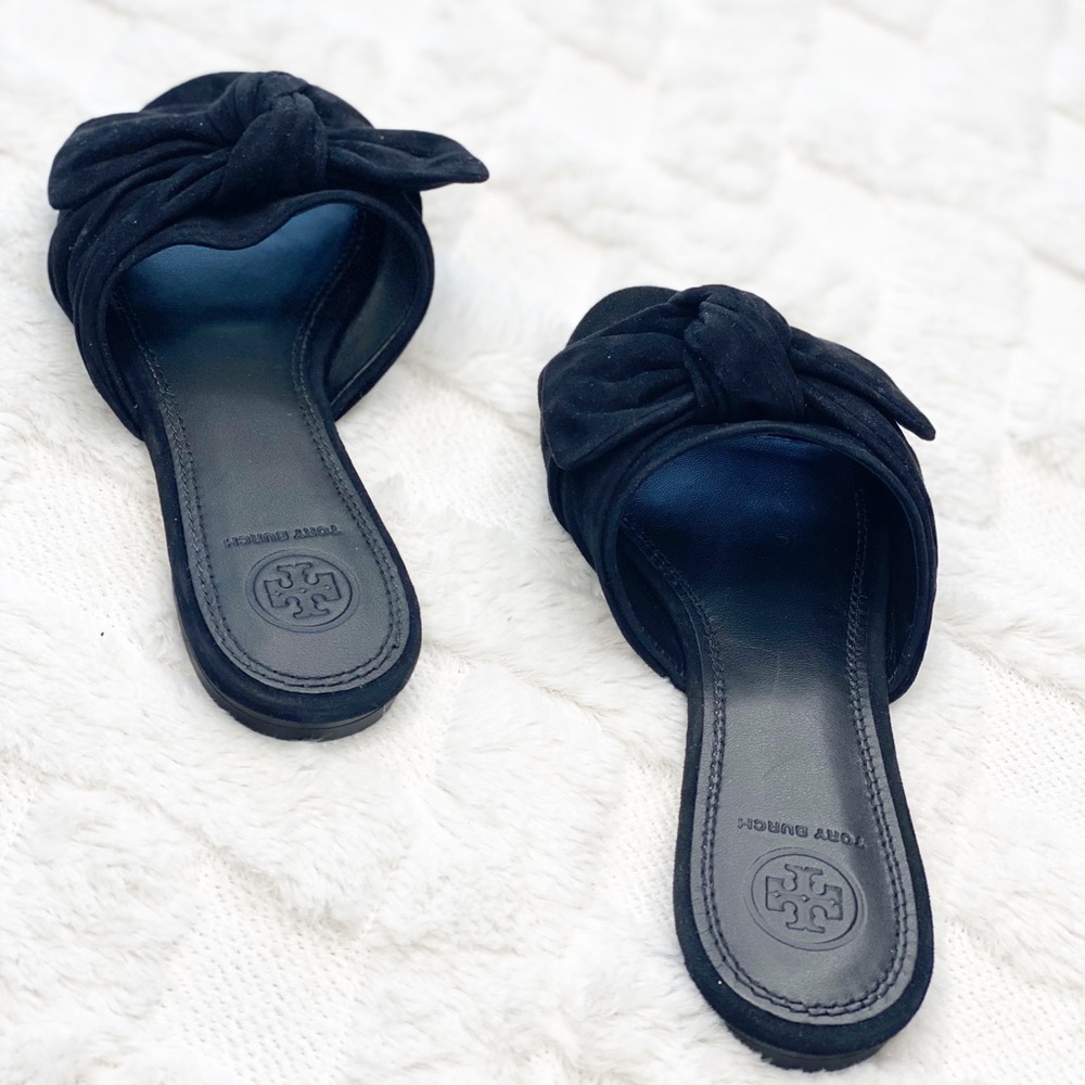 TORY BURCH Annabelle bow slides - New - Picture 3 of 5